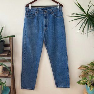 Vintage Levi 540 Relaxed Orange Tab Mom Jeans